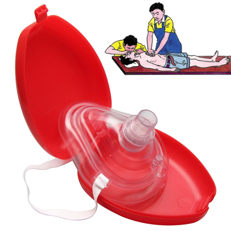 CPR Resuscitator Rescue Emergency First Aid Breathing Mask Mouth Breath One-way Valve Tools CPR Resuscitator Rescue Emergency First Aid Breathing Mask Mouth Breath One-way Valve Tools